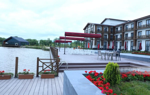 Bir qrup media nümayəndəsi Zəngilanda yeni açılan “Ağalı” hoteldə olublar - FOTO