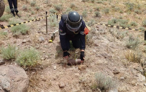 Naxçıvanda top mərmisi tapılıb - FOTO/VİDEO