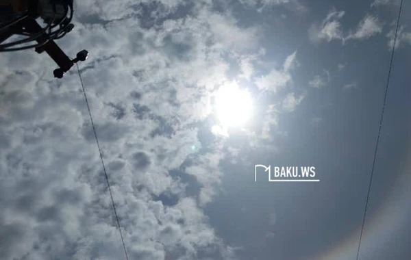 Azərbaycan səmasında doğan Günəş görənləri təəccübləndirdi - VİDEO