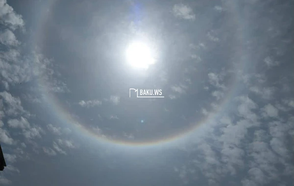 Azərbaycan səmasında doğan Günəş görənləri təəccübləndirdi - VİDEO