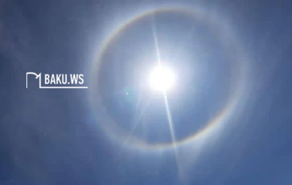 Azərbaycan səmasında doğan Günəş görənləri təəccübləndirdi - VİDEO