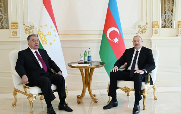 İlham Əliyev və Emoməli Rəhmonun təkbətək görüşü olub - YENİLƏNİB - FOTO