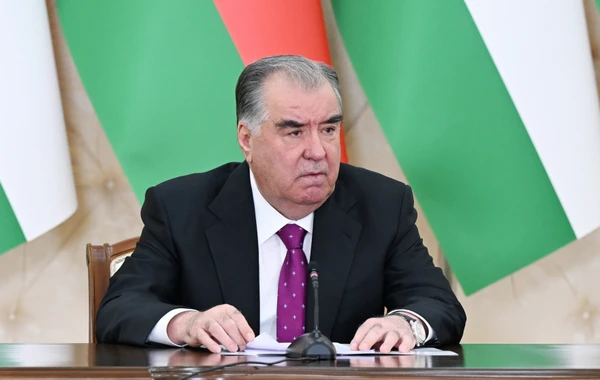 Президенты Азербайджана и Таджикистана выступили с заявлениями для прессы - ОБНОВЛЕНО - ФОТО