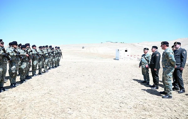 С личным составом Управления военной полиции проведены учения по боевой подготовке - ФОТО/ВИДЕО