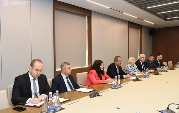 Ceyhun Bayramov Türkiyə parlamentinin komissiya sədri ilə görüşüb - FOTO