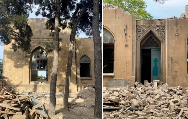 Bakıda ötən əsrin memarlıq abidəsi sökülmə təhlükəsi ilə üz-üzədir - FOTO