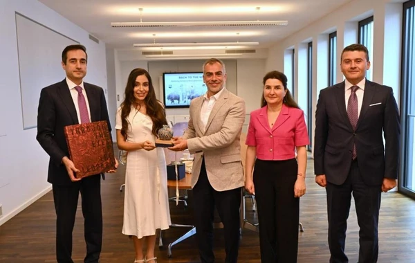 Leyla Əliyeva Berlində işgüzar səfərdə olub - FOTO