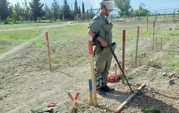 Mühəndis bölmələri ilə döyüş hazırlığı məşğələləri keçirilib - FOTO