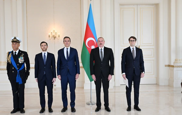 Azərbaycan Prezidenti İtaliya səfirinin etimadnaməsini qəbul edib - YENİLƏNİB - FOTO