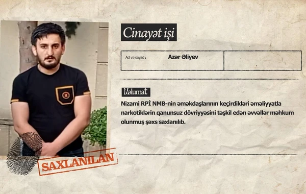 Bakıda şübhəli şəxslərdən 10 kiloqram narkotik götürülüb - FOTO/VİDEO