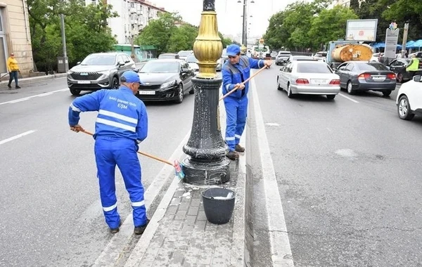 В Баку проведен очередной общегородской субботник - ФОТО