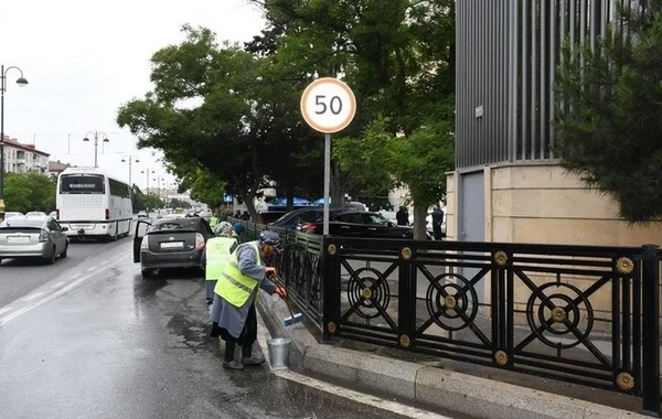 В Баку проведен очередной общегородской субботник - ФОТО