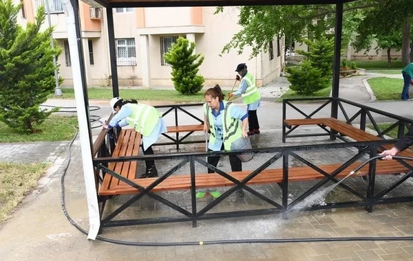 В Баку проведен очередной общегородской субботник - ФОТО