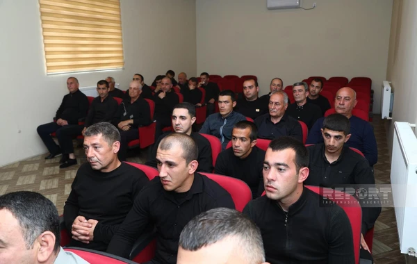17 saylı cəzaçəkmə müəssisəsində icra olunub, yeddi məhkum azad edilib - YENİLƏNİB - FOTO