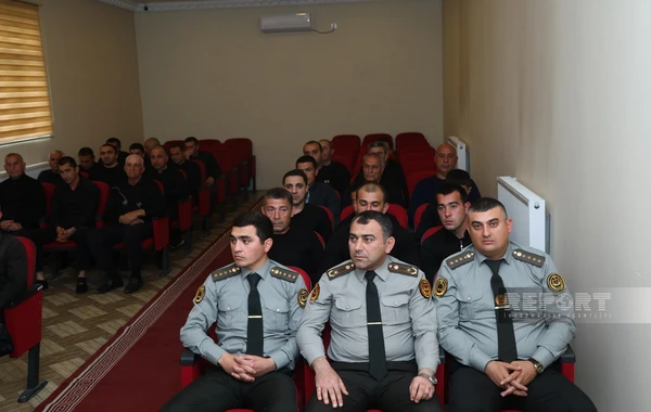 17 saylı cəzaçəkmə müəssisəsində icra olunub, yeddi məhkum azad edilib - YENİLƏNİB - FOTO