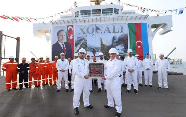 "Xocalı" gəmisi istismara verilib - FOTO/VİDEO