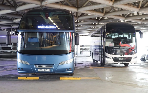 Обновлены автобусы на рейсе Баку-Гянджа - ФОТО