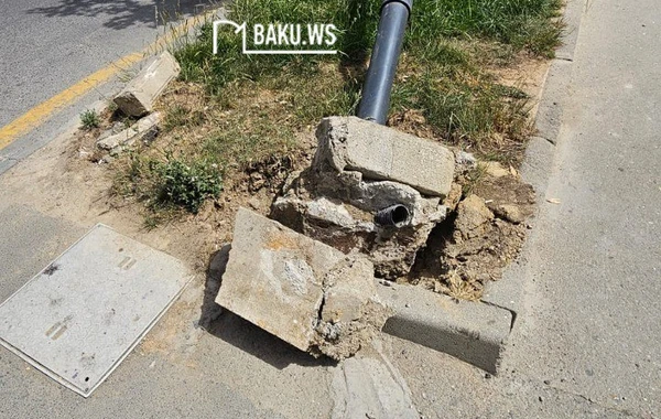 Неработающий светофор в Баку стал причиной серии ДТП - ФОТО
