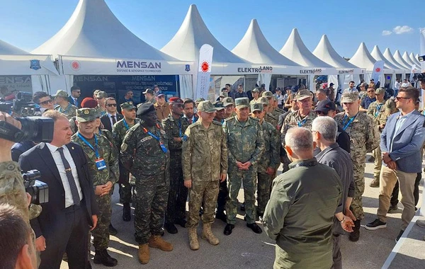 Müdafiə Nazirliyinin rəhbər heyəti Türkiyədə "Doğanbey" təlim sahəsində olublar - FOTO