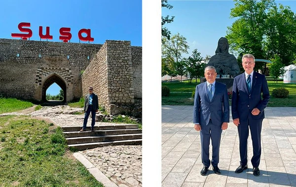 Almaniya səfiri: Şuşanın yenidənqurma proqramından təsirləndim