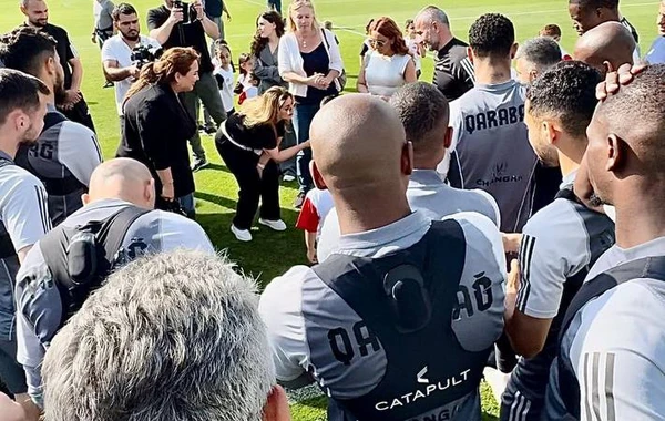 Tünzalə Ağayeva Qurban Qurbanovla görüşdü - FOTO/VİDEO