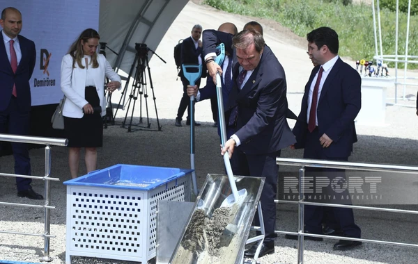Laçında "Malıbəy" KSES-in təməli qoyulub - FOTO/VİDEO