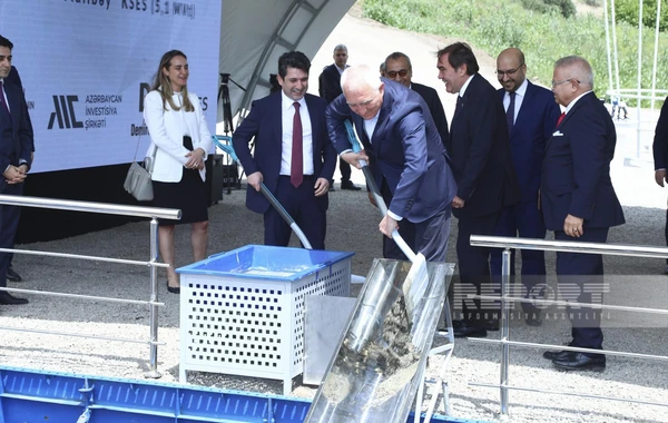 Laçında "Malıbəy" KSES-in təməli qoyulub - FOTO/VİDEO