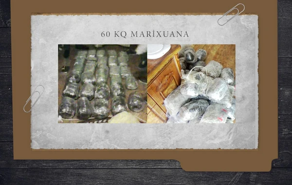 Azərbaycana 60 kiloqram narkotik maddə gətirən iki narkokuryer saxlanılıb - FOTO/VİDEO
