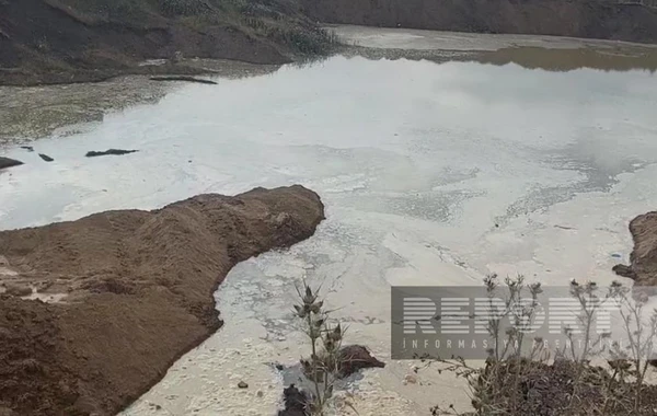 Cəlilabadda su bəndi təmir olunur - FOTO