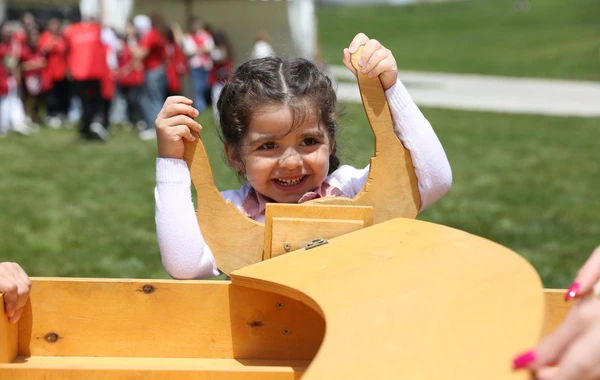 Heydər Əliyev Mərkəzinin parkında Uşaq festivalı keçirilib - FOTO