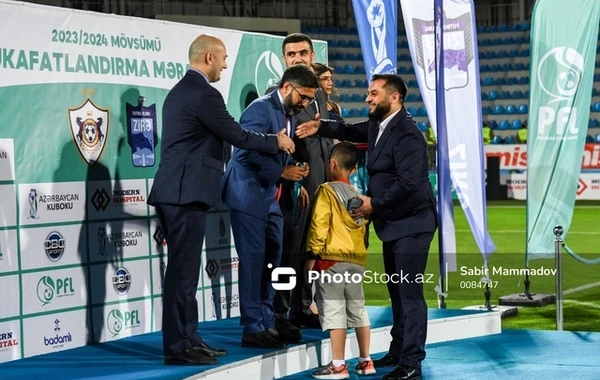 “Qarabağ”a kubok təqdim olunub - FOTO/VİDEO