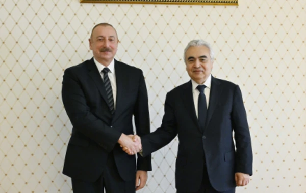 Prezident İlham Əliyev Beynəlxalq Enerji Agentliyinin icraçı direktorunu qəbul edib - YENİLƏNİB - FOTO