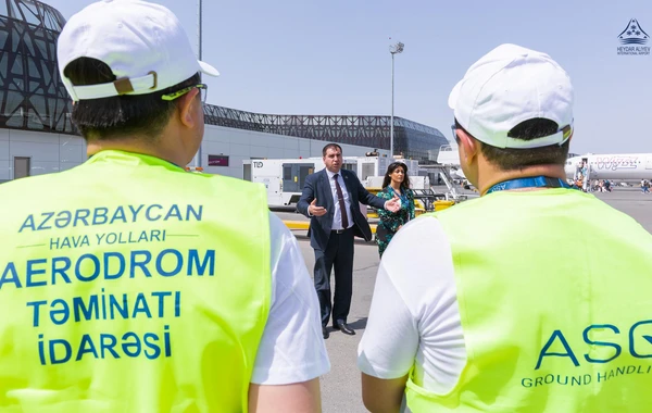 Bakı aeroportunda ilk FOD toplanma kampaniyası keçirilib - FOTO/VİDEO