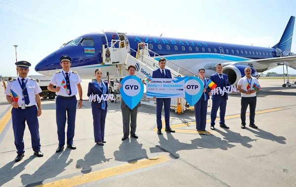 AZAL Buxarestə ilk reysini həyata keçirib - FOTO
