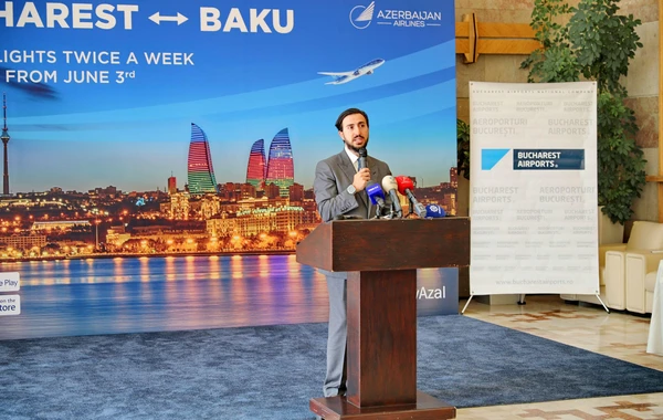 AZAL Buxarestə ilk reysini həyata keçirib - FOTO