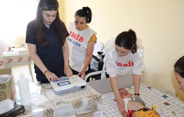 Cəlilabadda peyvənddən kənarda qalan uşaqlar vaksinasiyaya cəlb edilib - FOTO