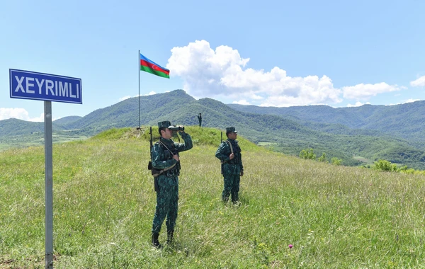 DSX: Qazaxın azad edilmiş kəndlərində dövlət sərhədinin mühafizə və müdafiəsi yüksək səviyyədə təşkil olunur - FOTO
