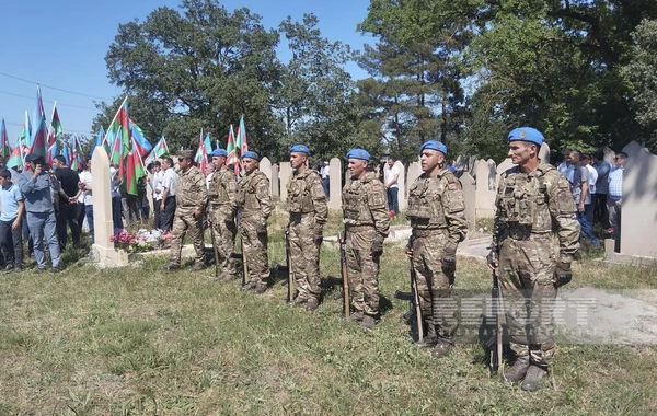 Xaçmazda Birinci Qarabağ müharibəsinin şəhidi Zakir Muradov dəfn edilib - FOTO