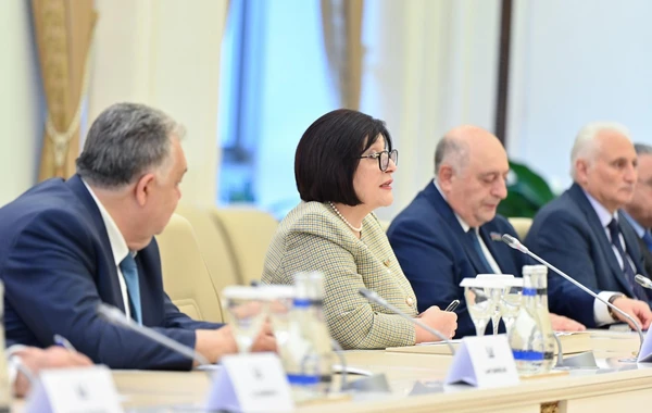 Sahibə Qafarova qırğız həmkarına regionda sülhün əldə olunması ilə bağlı atılan addımlardan danışıb - FOTO