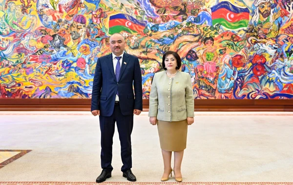 Sahibə Qafarova qırğız həmkarına regionda sülhün əldə olunması ilə bağlı atılan addımlardan danışıb - FOTO