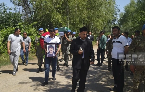 Birinci Qarabağ müharibəsinin şəhidi Mehdiqulu Quliyev dəfn edilib - FOTO