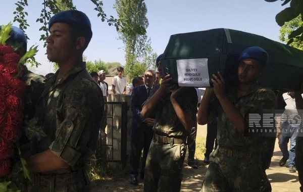 Birinci Qarabağ müharibəsinin şəhidi Mehdiqulu Quliyev dəfn edilib - FOTO