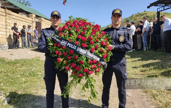 Şəkidə Birinci Qarabağ müharibəsinin şəhidi Səbuhi Süleymanov dəfn edilib - FOTO