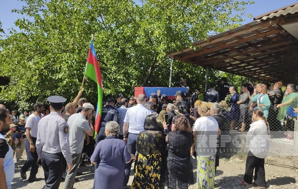 Şəkidə Birinci Qarabağ müharibəsinin şəhidi Səbuhi Süleymanov dəfn edilib - FOTO