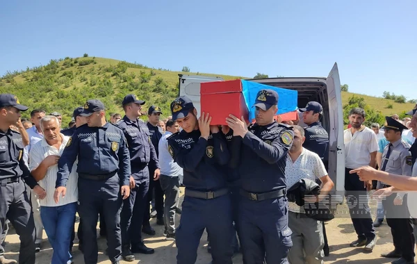 Şəkidə Birinci Qarabağ müharibəsinin şəhidi Səbuhi Süleymanov dəfn edilib - FOTO