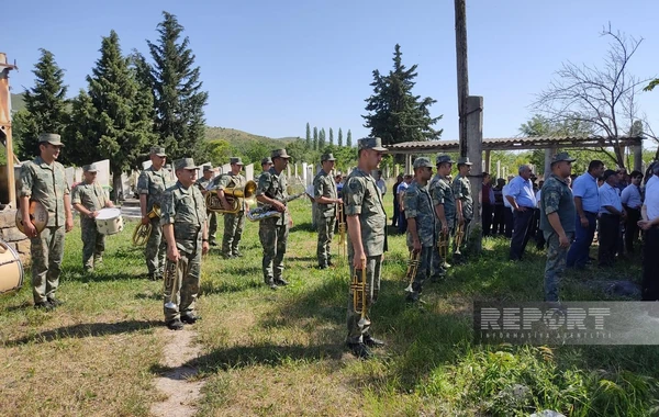 Şəkidə Birinci Qarabağ müharibəsinin şəhidi Səbuhi Süleymanov dəfn edilib - FOTO