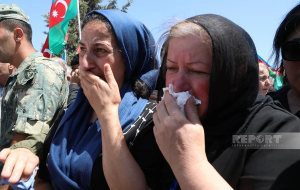 31 il sonra meyit qalıqları tapılmış şəhid dəfn olunub - FOTO