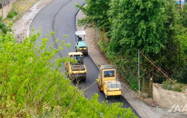 Azərbaycanın əsas magistrallarından biri genişləndirilir - FOTO/VİDEO