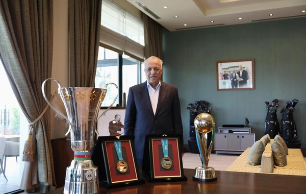 “Qarabağ” klubunun fəxri prezidenti Abdolbari Gozal klub rəsmiləri ilə görüşüb - FOTO