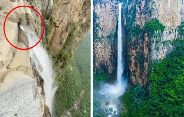 Çinin ən hündür şəlaləsi saxta imiş - FOTO